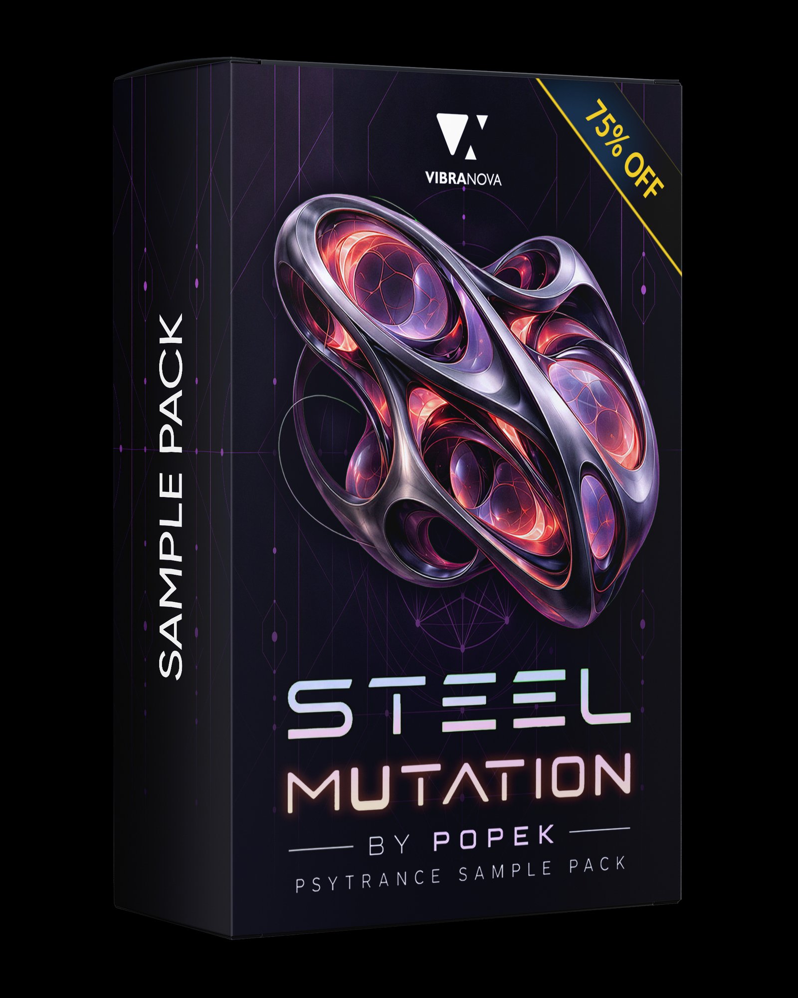 BOX 75% OFF - STEEL MUTATIONS by Popek - Psytrance sample pack by VibraNova